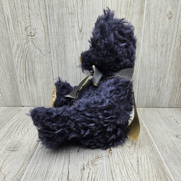 Vintage Hermann Annual Bear 1997 Golden Blue Mohair Teddy Made in Germany Plush - Picture 7 of 15